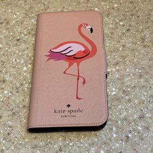 iPhone X Kate Spade Flamingo case